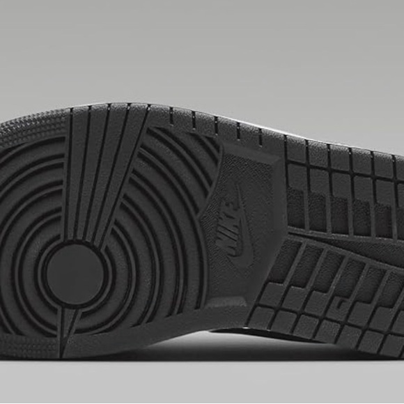 Nike Air Jordan Women’s Black and Silver Sneakers - Picture 2 of 5